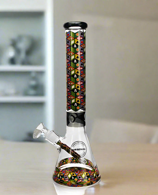 17" Arsenal Royal Deck Glass Bong
