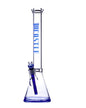 18" 9mm Color Logo Castle Glass Bong