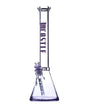 18" 9mm Color Logo Castle Glass Bong