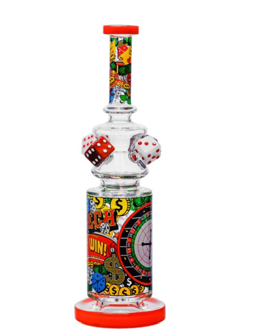 13" Cheech Feeling Lucky Glass Bong