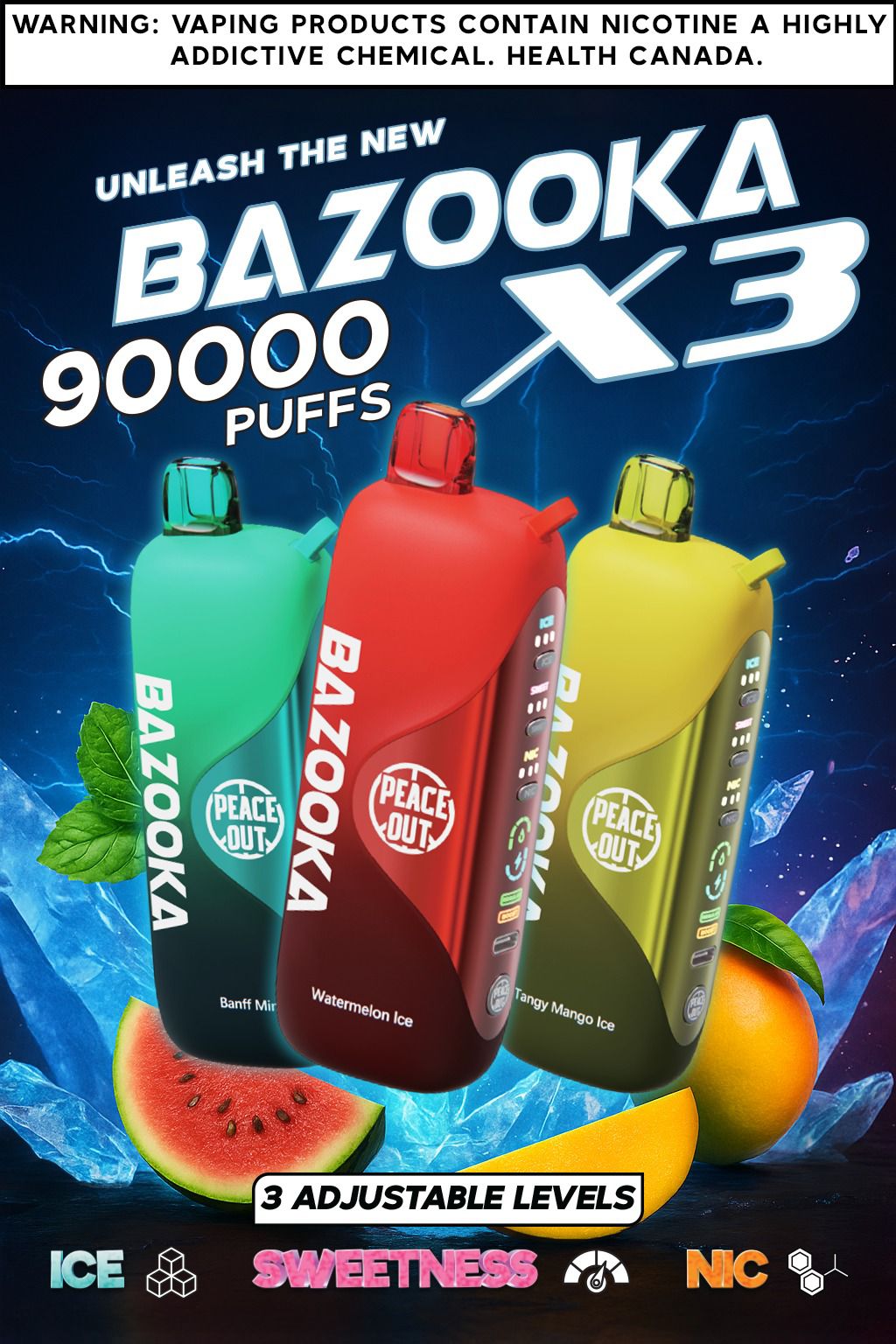 BAZOOKA 90000 PUFFS