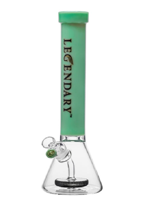 16" 5mm Legendary Colored Tube Showerhead Beaker